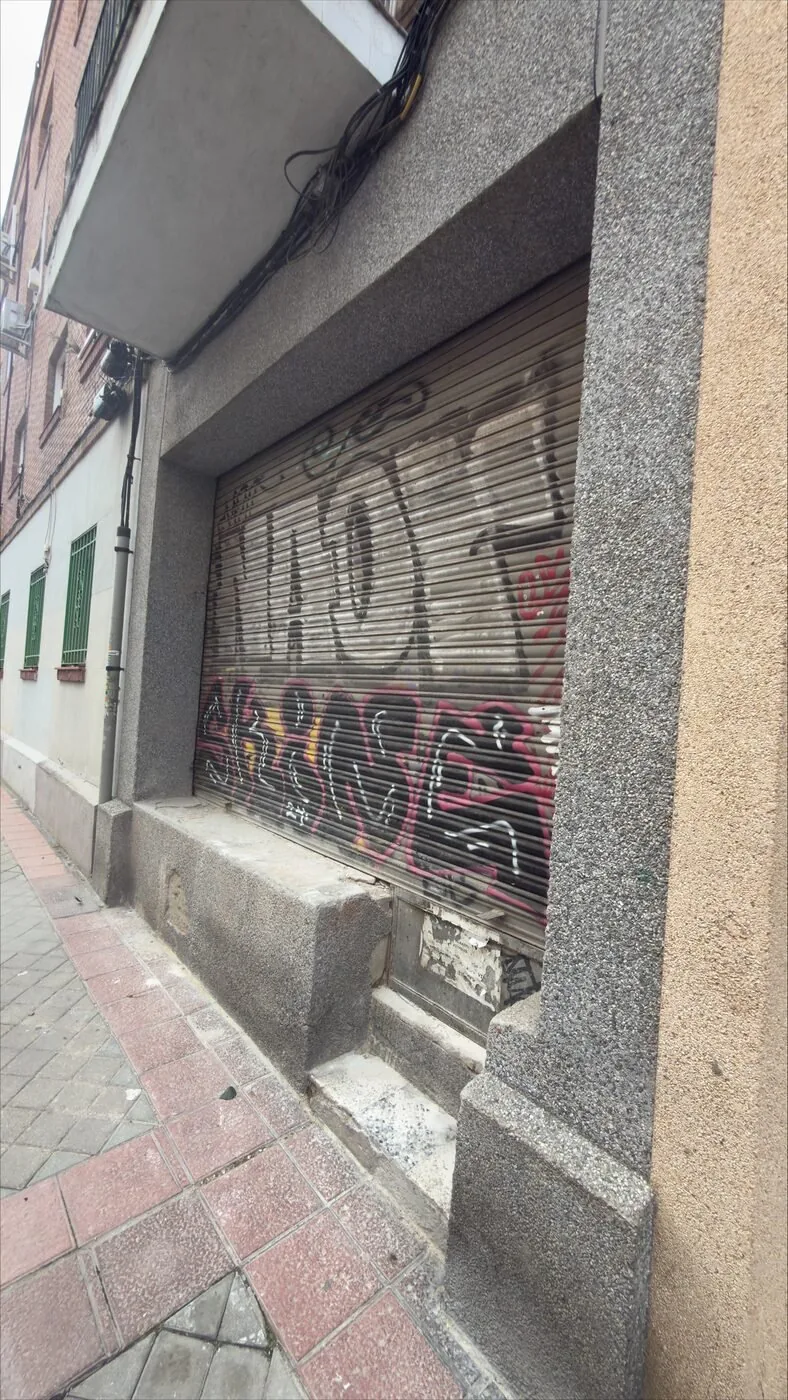 Reja arco forjada fachada madrid — MS Metal Solution Madrid